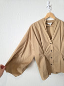 Banana Republic Poplin Cinch Waist Shirt (S)