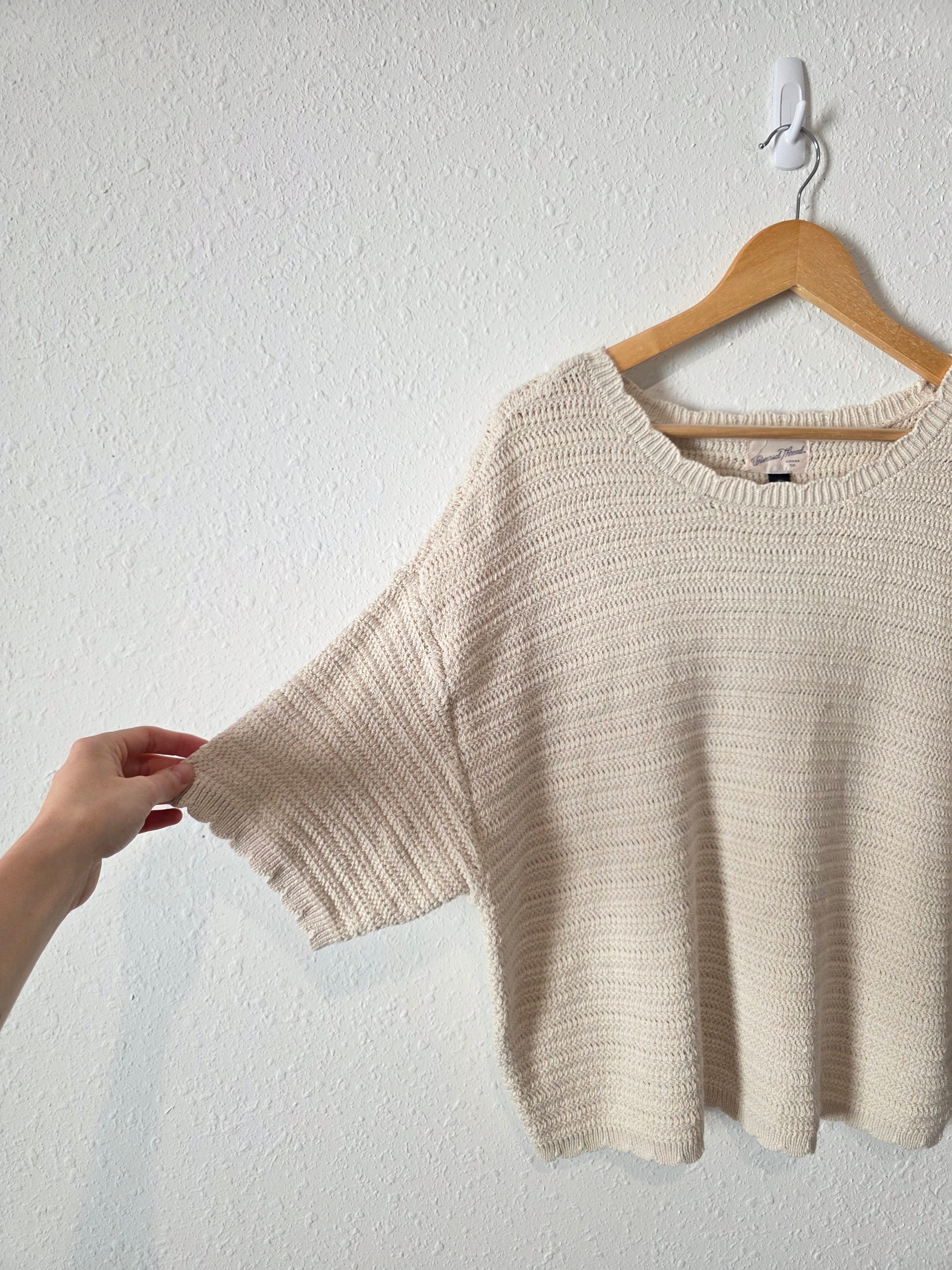 NEW Boxy Knit Sweater Tee (XXL)