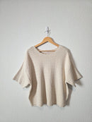 NEW Boxy Knit Sweater Tee (XXL)