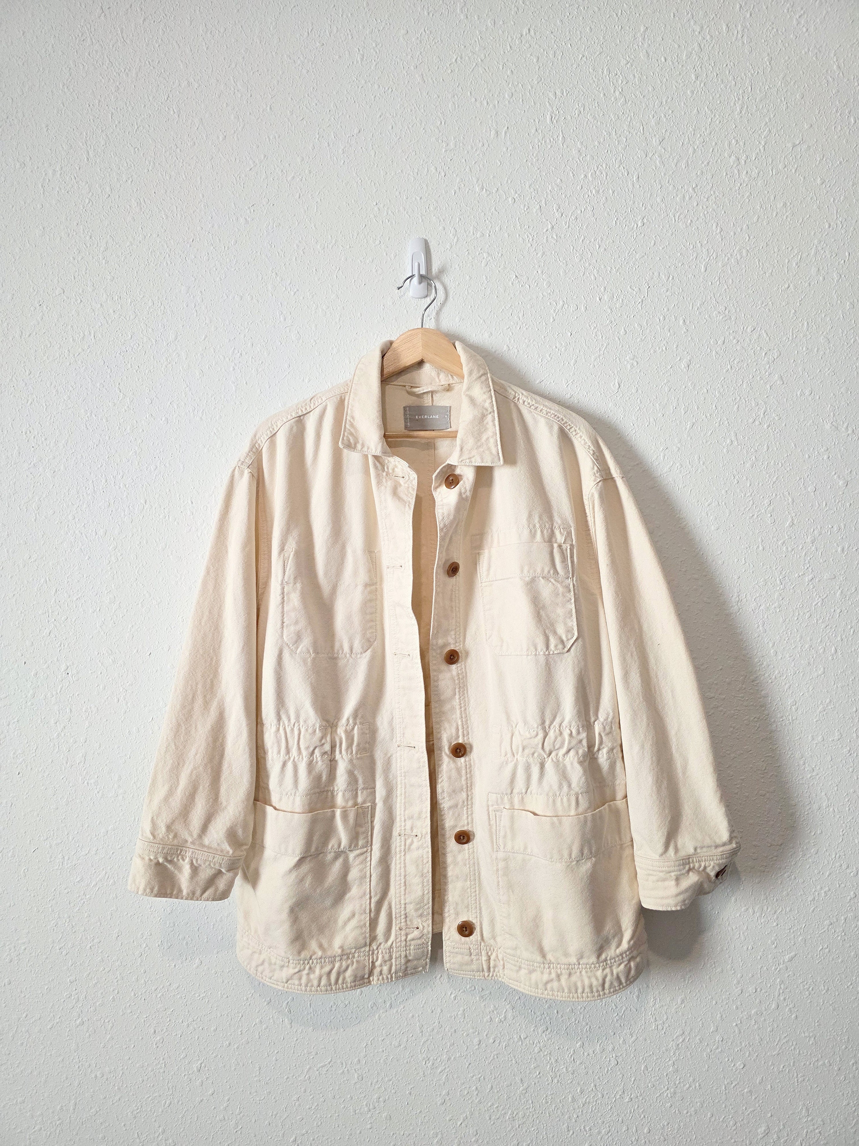 Everlane Ecru Chore Jacket (M)