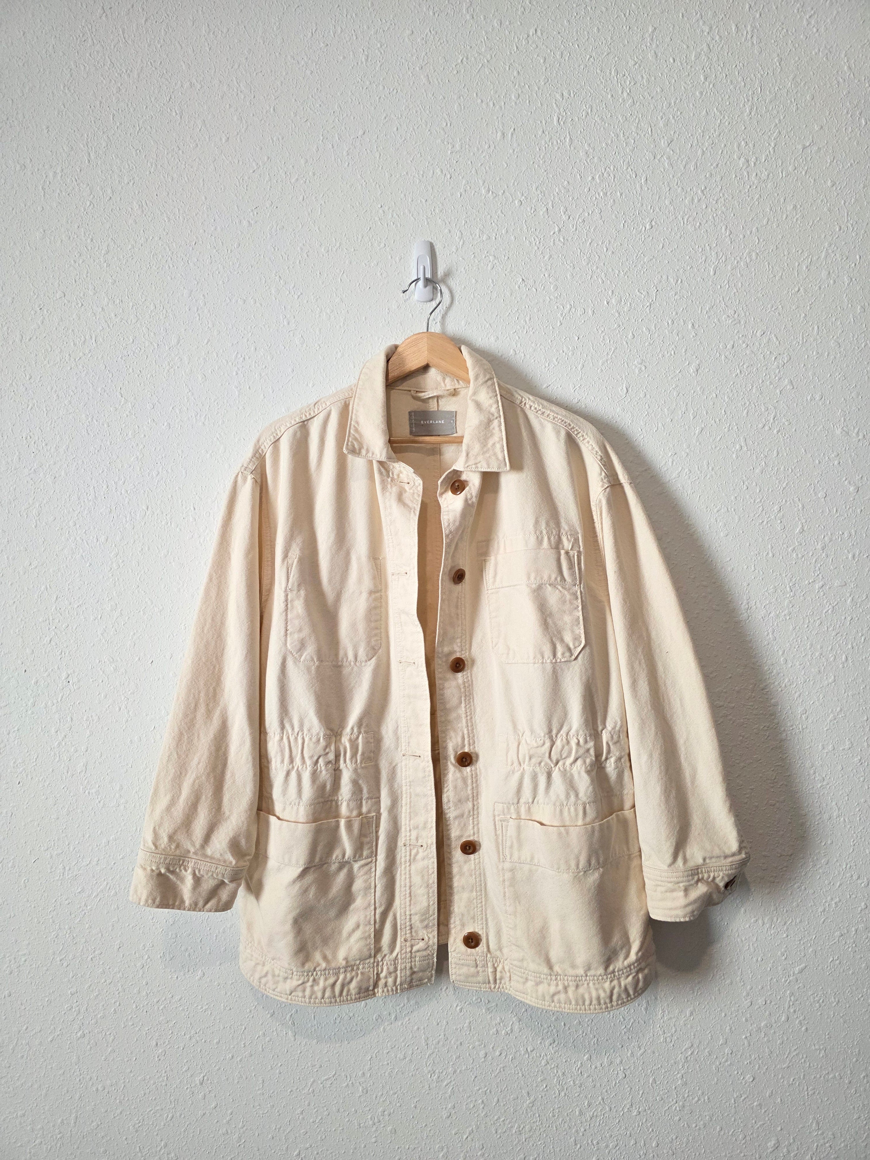 Everlane Ecru Chore Jacket (M)