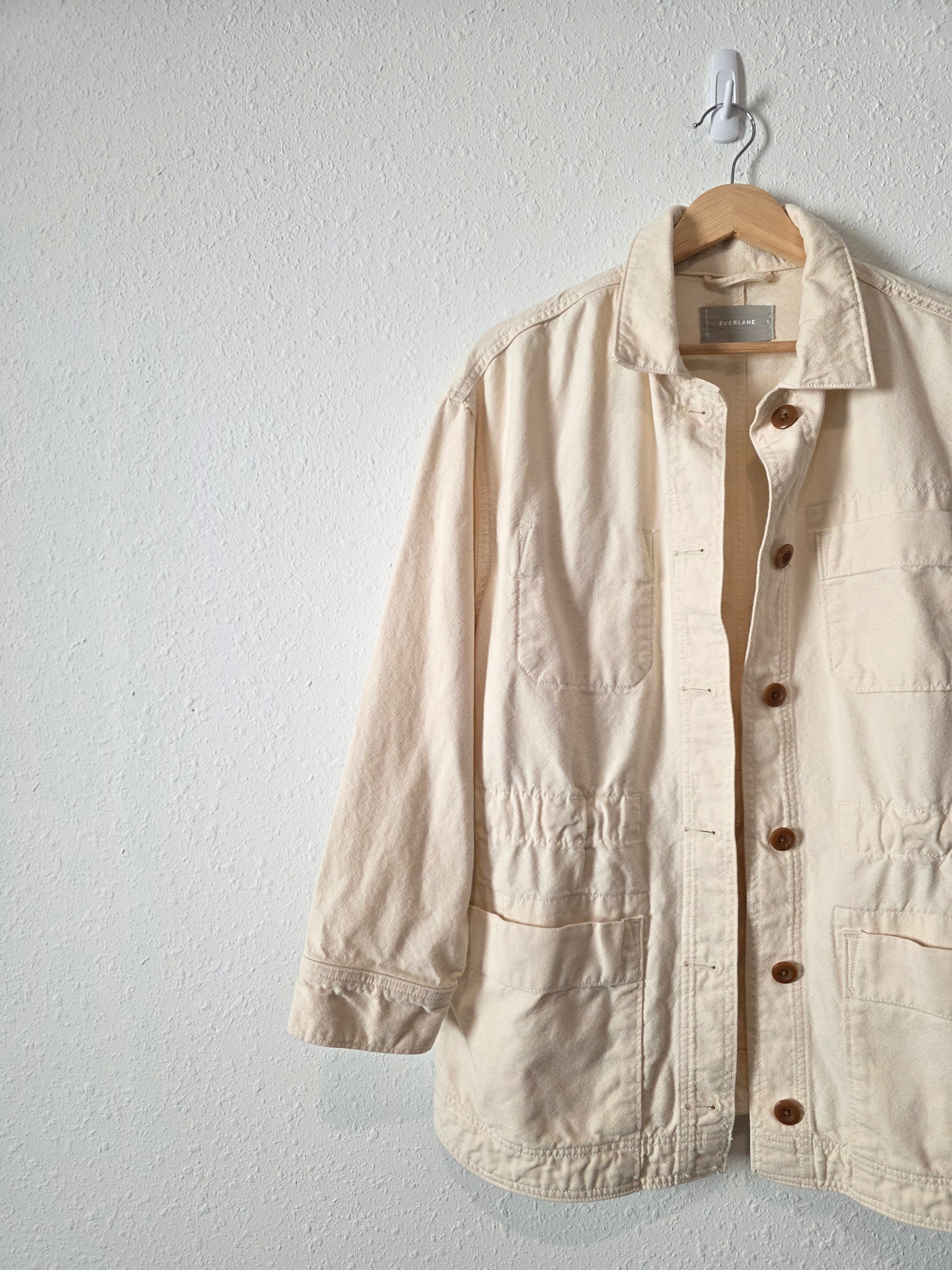 Everlane Ecru Chore Jacket (M)