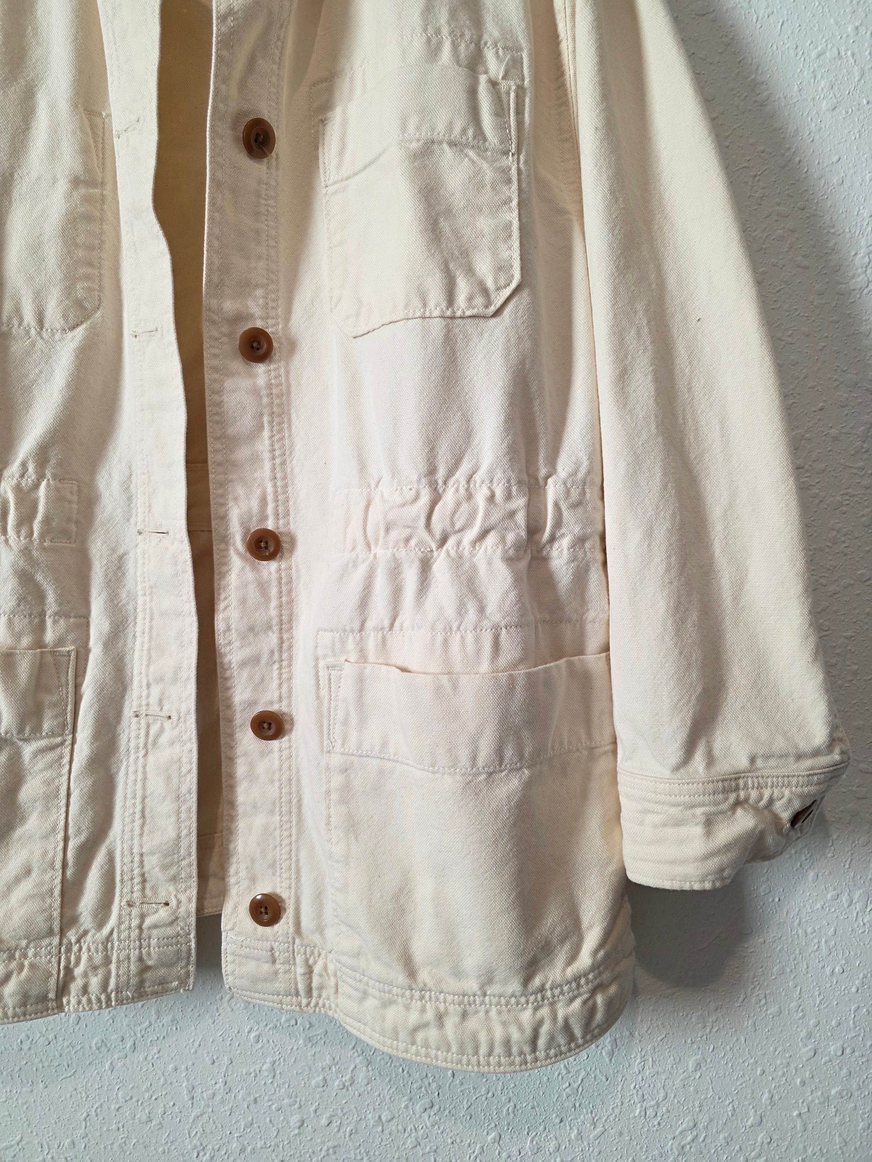 Everlane Ecru Chore Jacket (M)