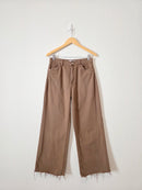 Brown Wide Leg Jeans (6)