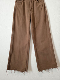Brown Wide Leg Jeans (6)