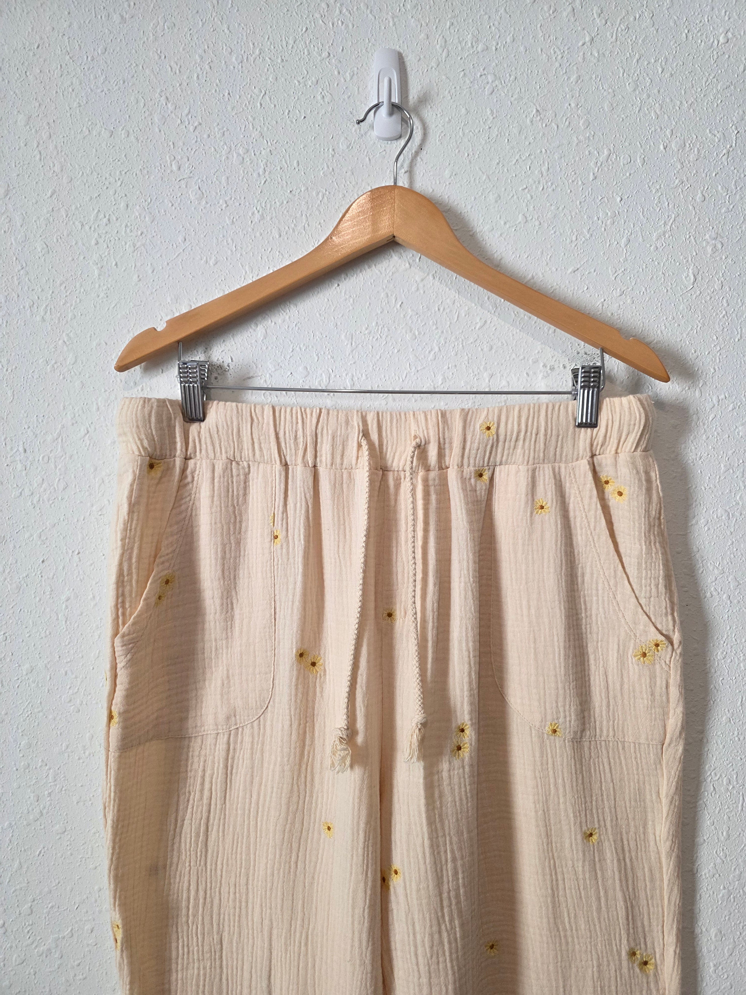 Roolee Daisy Cotton Gauze Pants (L)