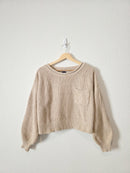 Gap Oat Chunky Cotton Sweater (S)