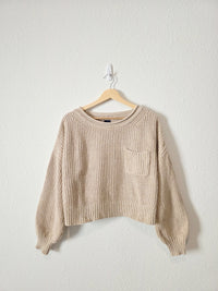 Gap Oat Chunky Cotton Sweater (S)