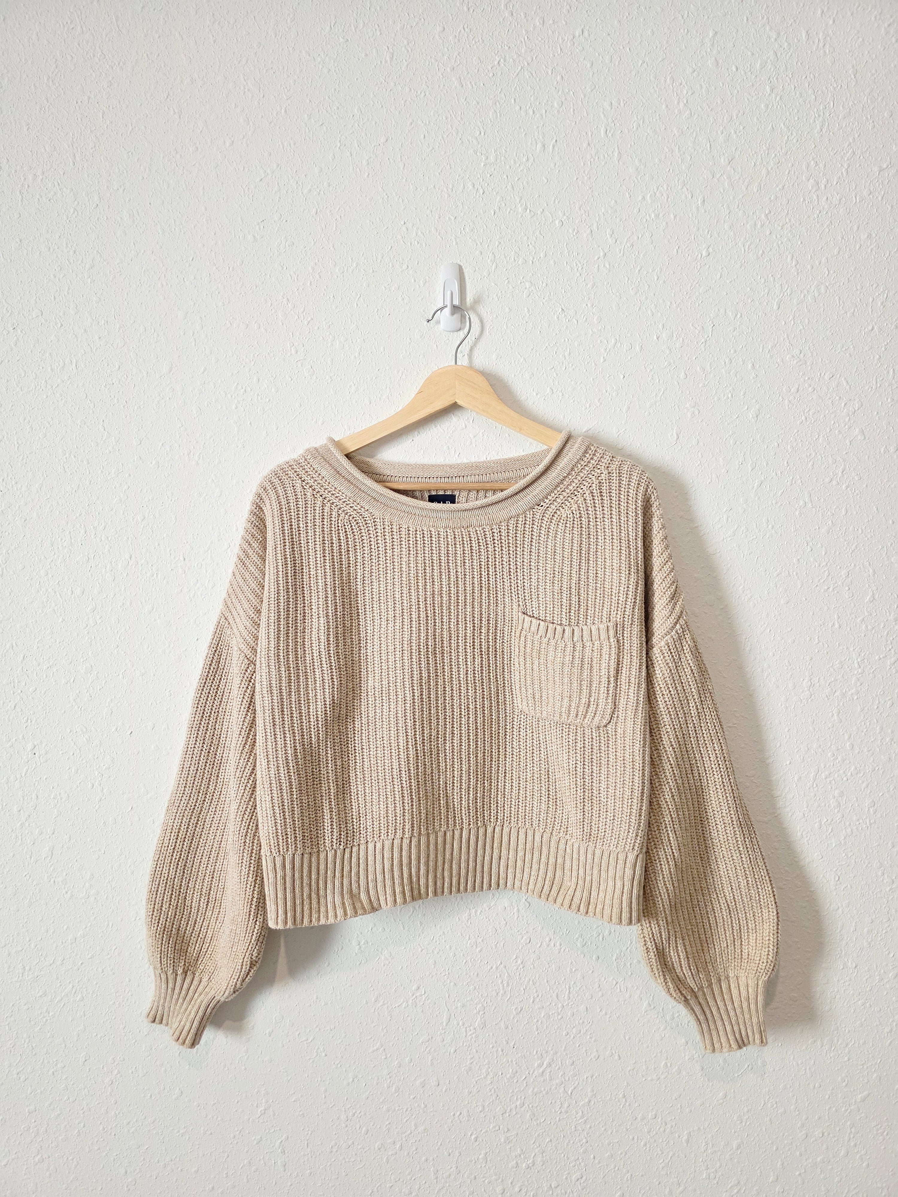 Gap Oat Chunky Cotton Sweater (S)