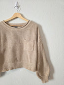 Gap Oat Chunky Cotton Sweater (S)