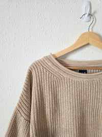 Gap Oat Chunky Cotton Sweater (S)
