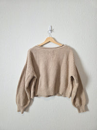 Gap Oat Chunky Cotton Sweater (S)