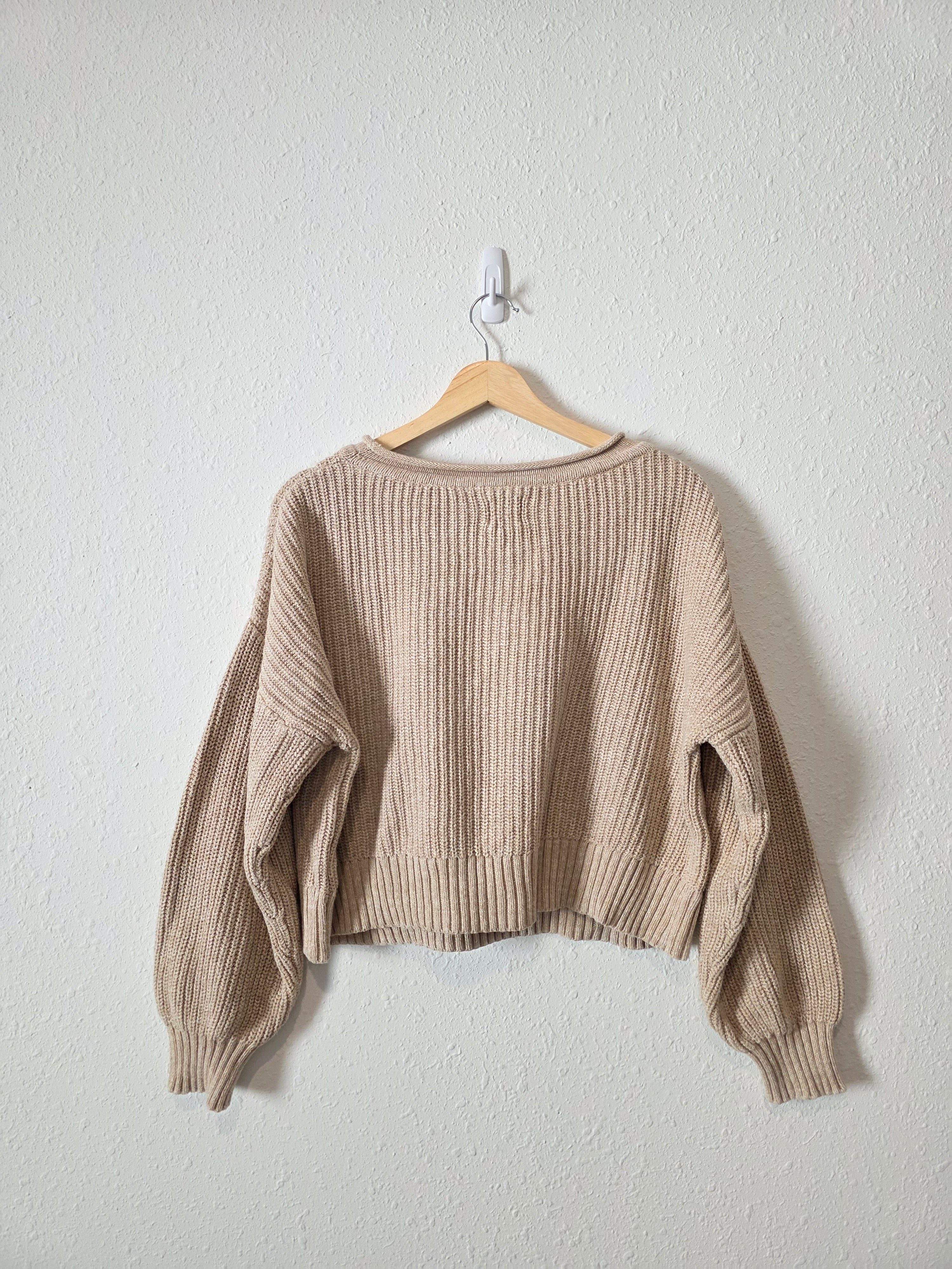 Gap Oat Chunky Cotton Sweater (S)