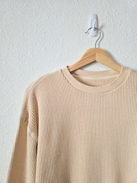 Madewell Cotton Waffle Sweatshirt (L/XL)
