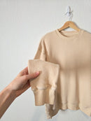 Madewell Cotton Waffle Sweatshirt (L/XL)