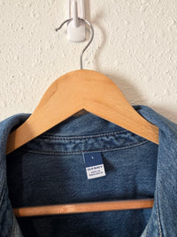 Oversized Denim Shirt Jacket (L)