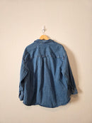Oversized Denim Shirt Jacket (L)