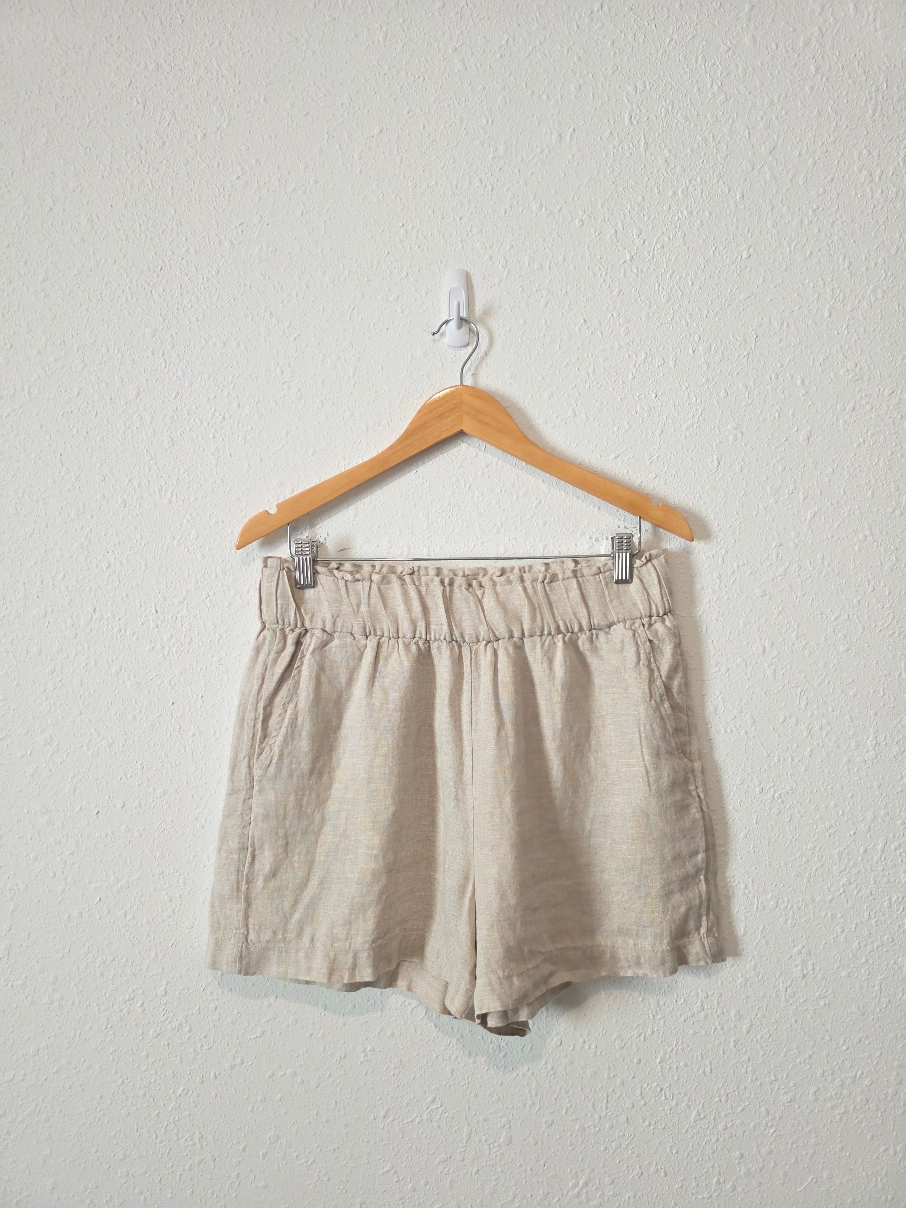 J.Crew Pull On Linen Short in Flax (S)