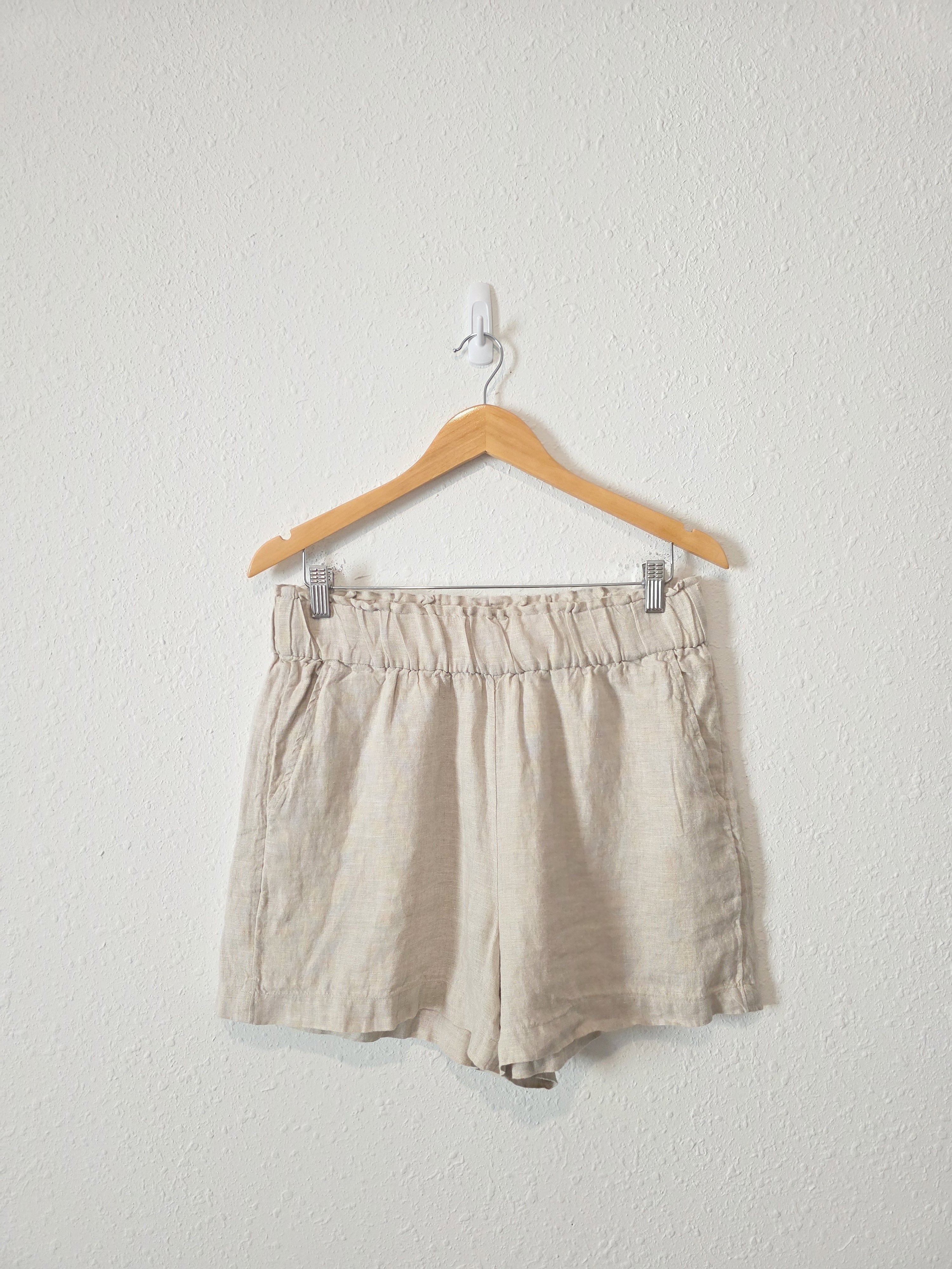 J.Crew Pull On Linen Short in Flax (S)