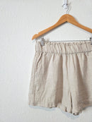 J.Crew Pull On Linen Short in Flax (S)