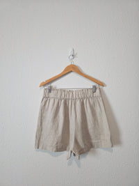 J.Crew Pull On Linen Short in Flax (S)