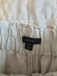 J.Crew Pull On Linen Short in Flax (S)