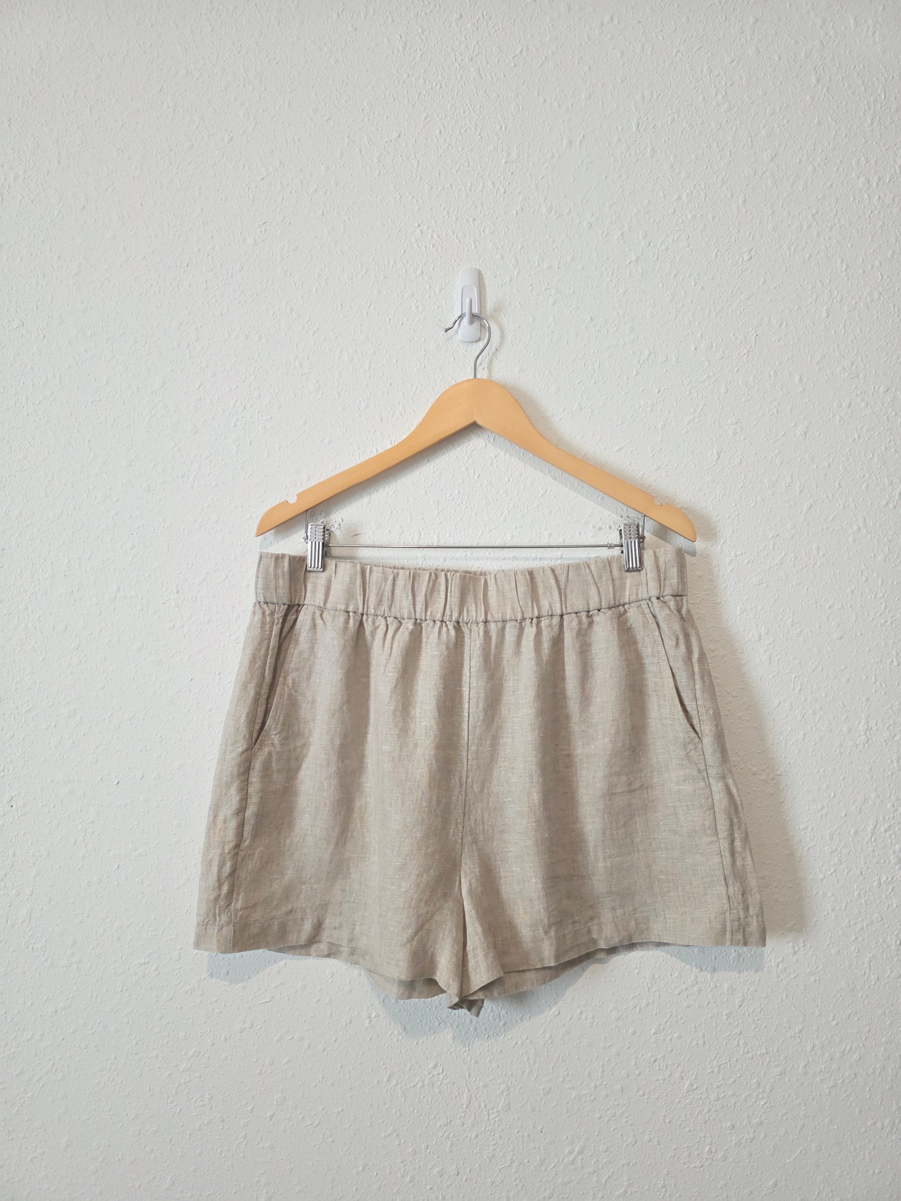 J.Crew Relaxed Linen Shorts (L)
