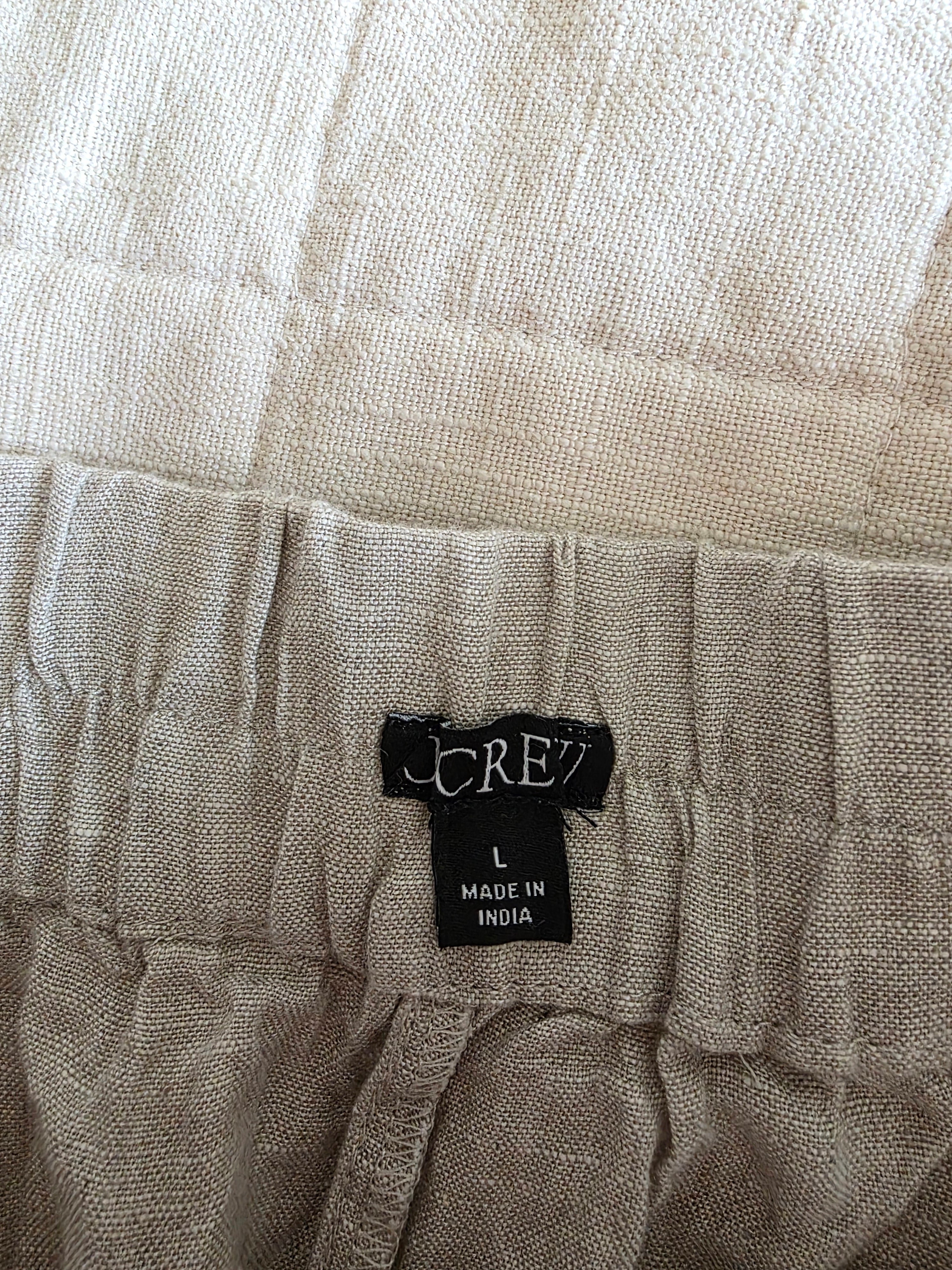 J.Crew Relaxed Linen Shorts (L)