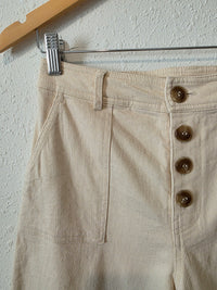 Neutral Wide Leg Jeans (S)
