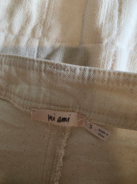 Neutral Wide Leg Jeans (S)