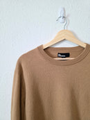 Camel Merino Wool Crewneck Sweater (XXL)