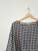 Eileen Fisher Gingham Linen Tunic (L)