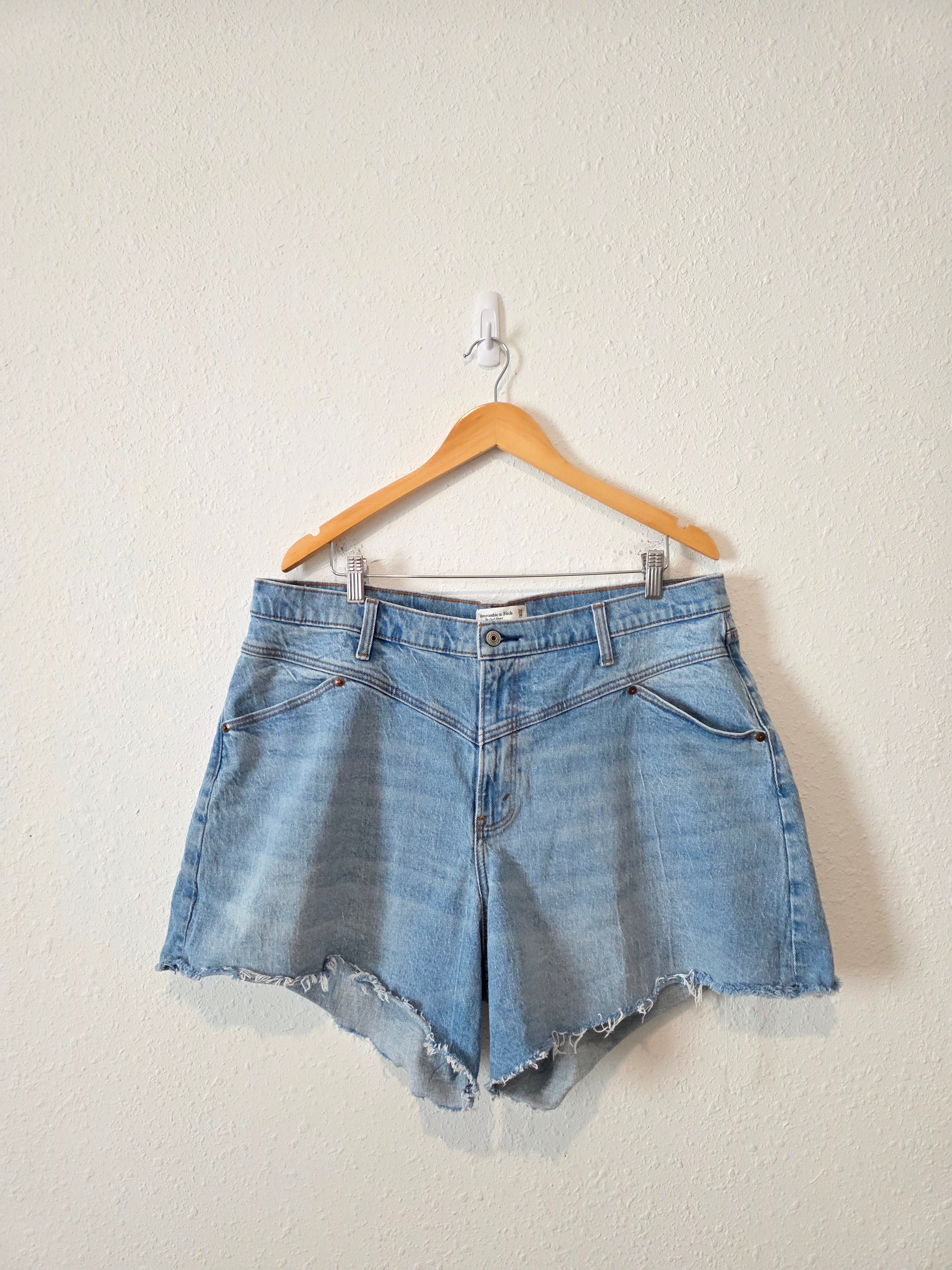 Abercrombie Denim Dad Shorts (34/18)
