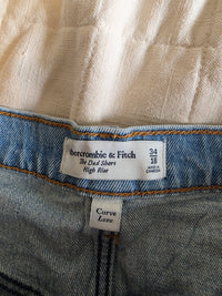 Abercrombie Denim Dad Shorts (34/18)