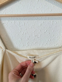 Madewell Cream Square Neck Top (XL)