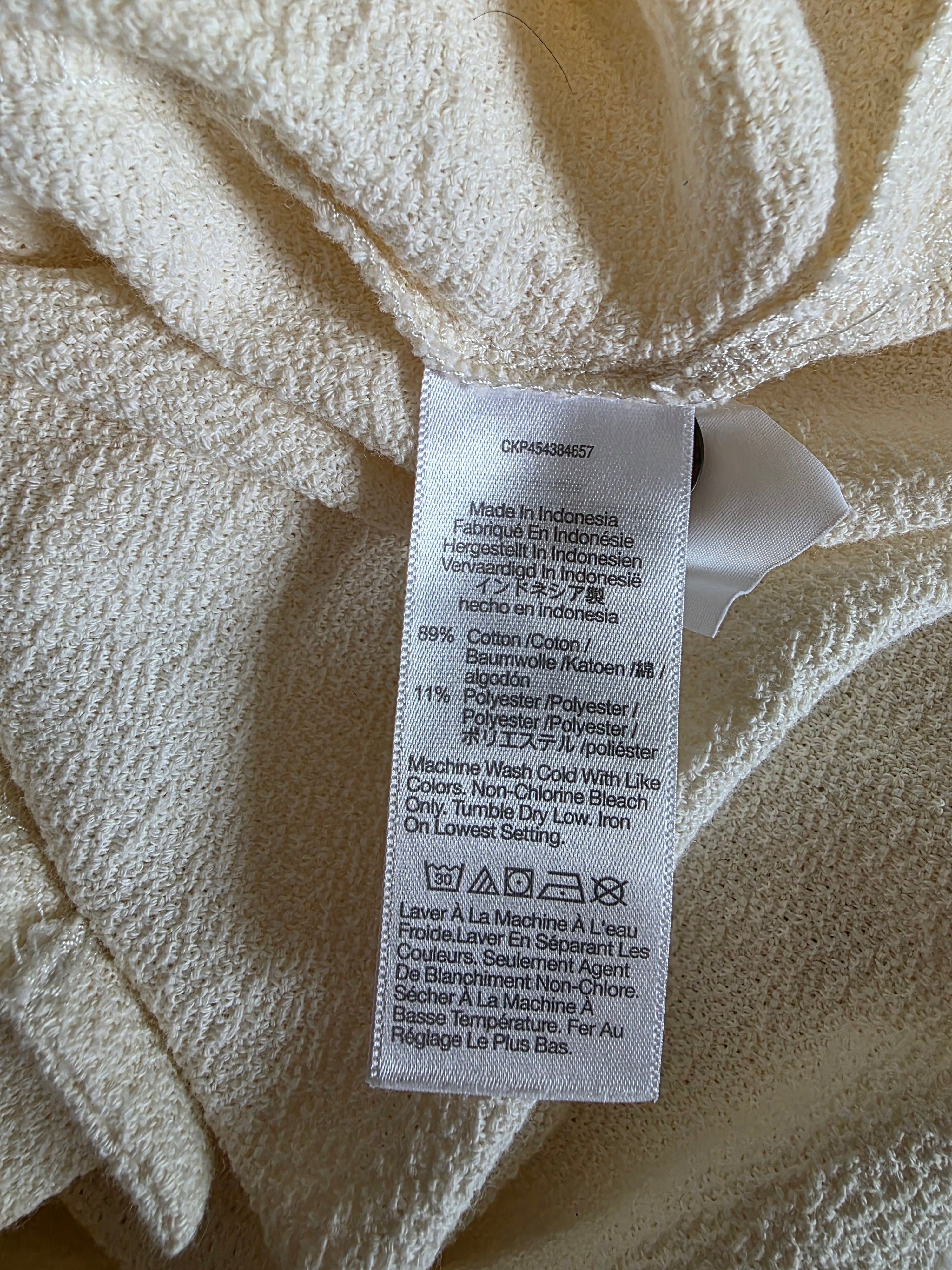 Madewell Cream Square Neck Top (XL)