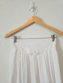 Aerie White Flowy Cotton Skirt (XS)