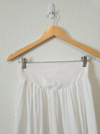 Aerie White Flowy Cotton Skirt (XS)