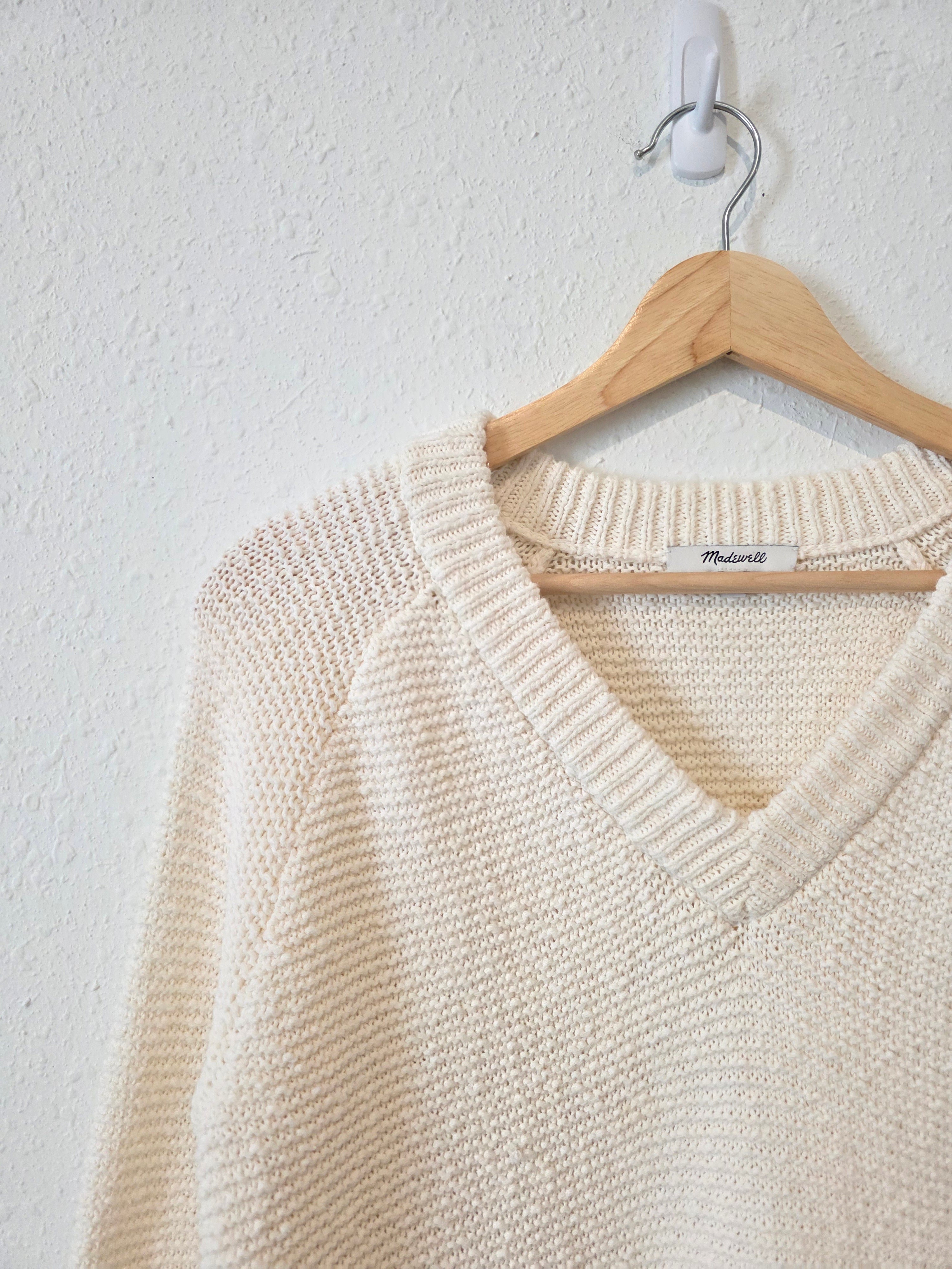 Madewell Textured Cotton Sweater (XS)