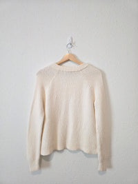 Madewell Textured Cotton Sweater (XS)