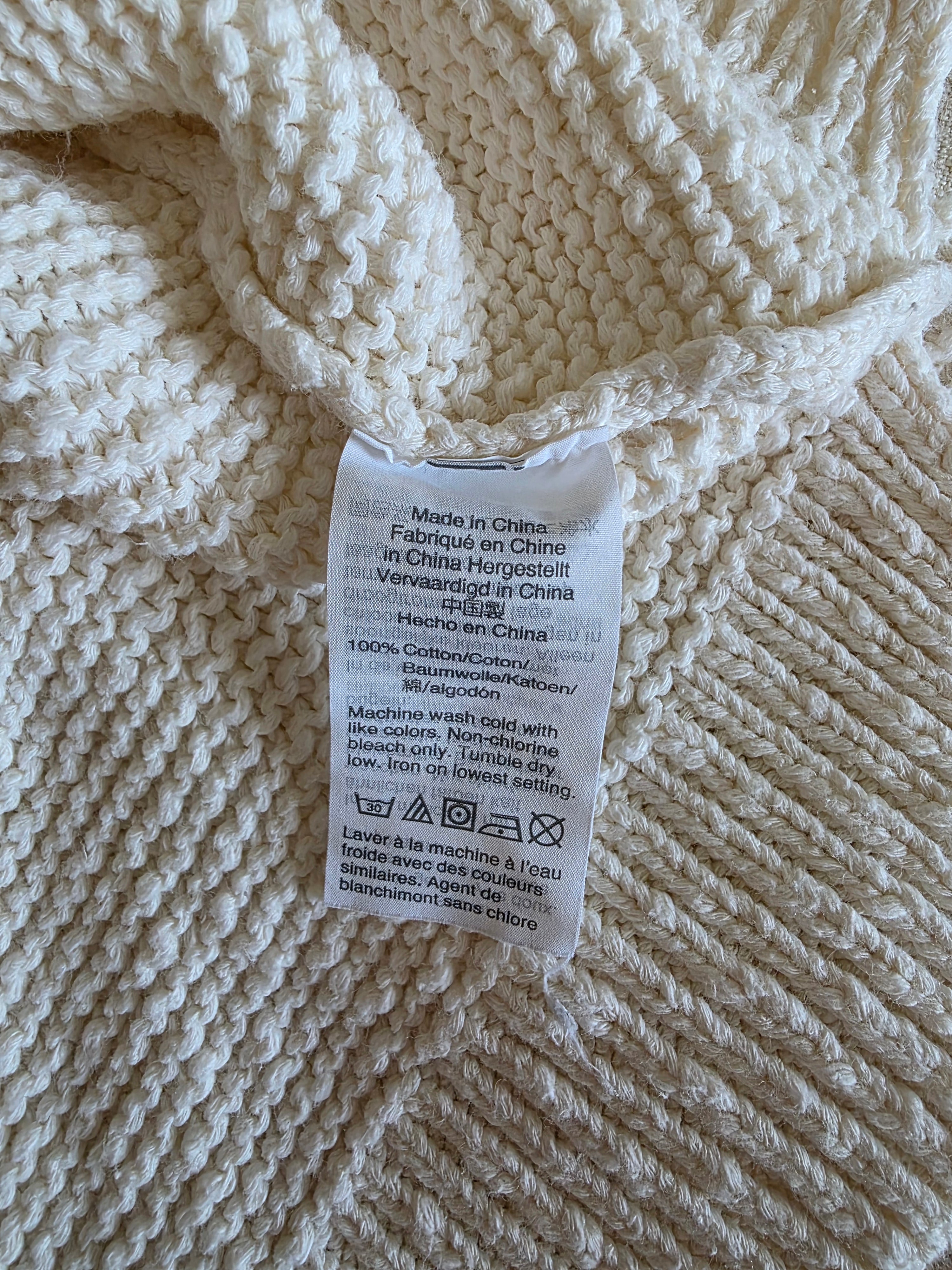 Madewell Textured Cotton Sweater (XS)