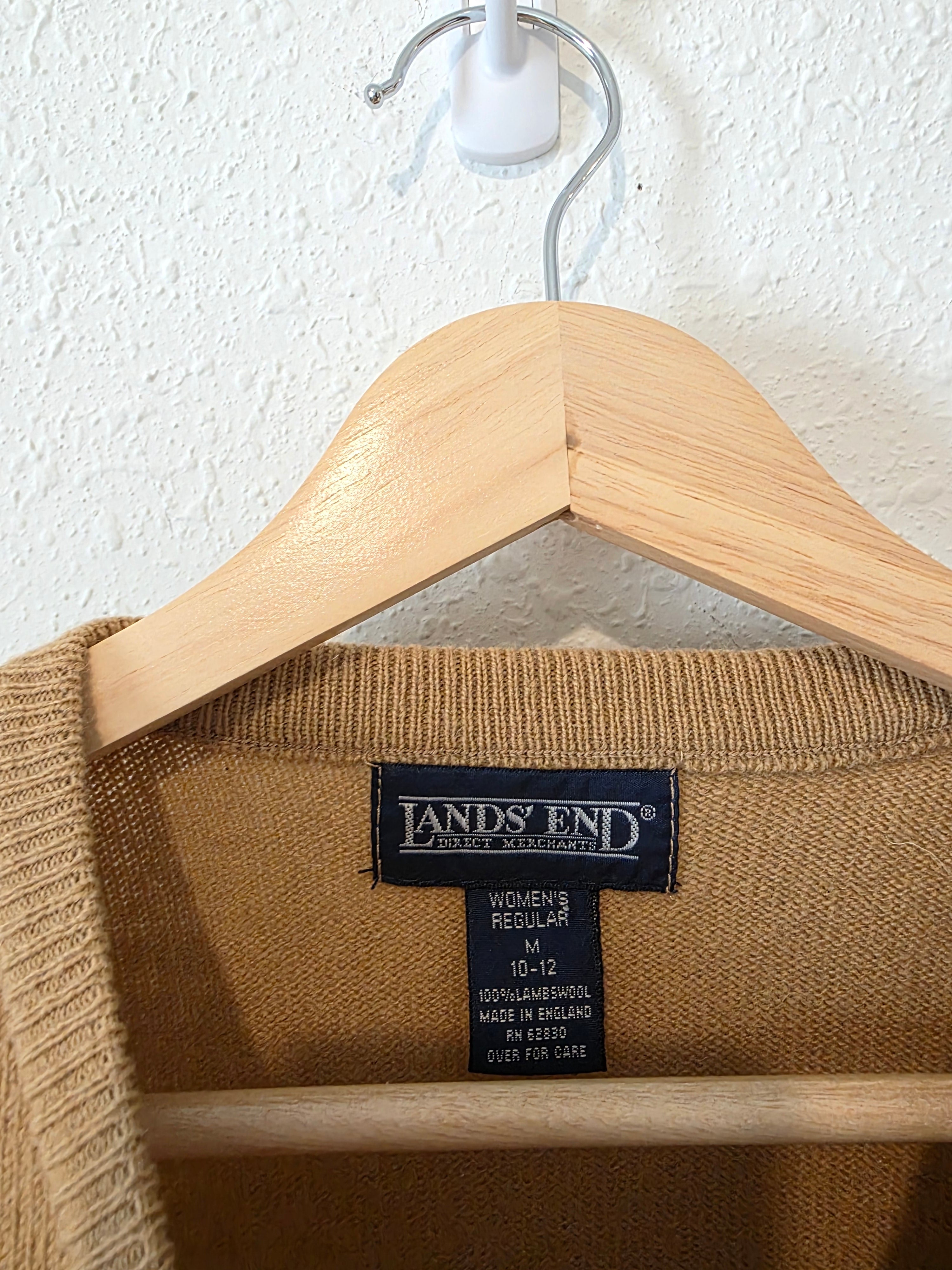 Vintage Lands End Lambswool Sweater (M)