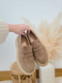 Crown Vintage Leather Suede Loafers (8)