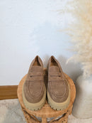 Crown Vintage Leather Suede Loafers (8)
