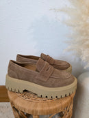 Crown Vintage Leather Suede Loafers (8)