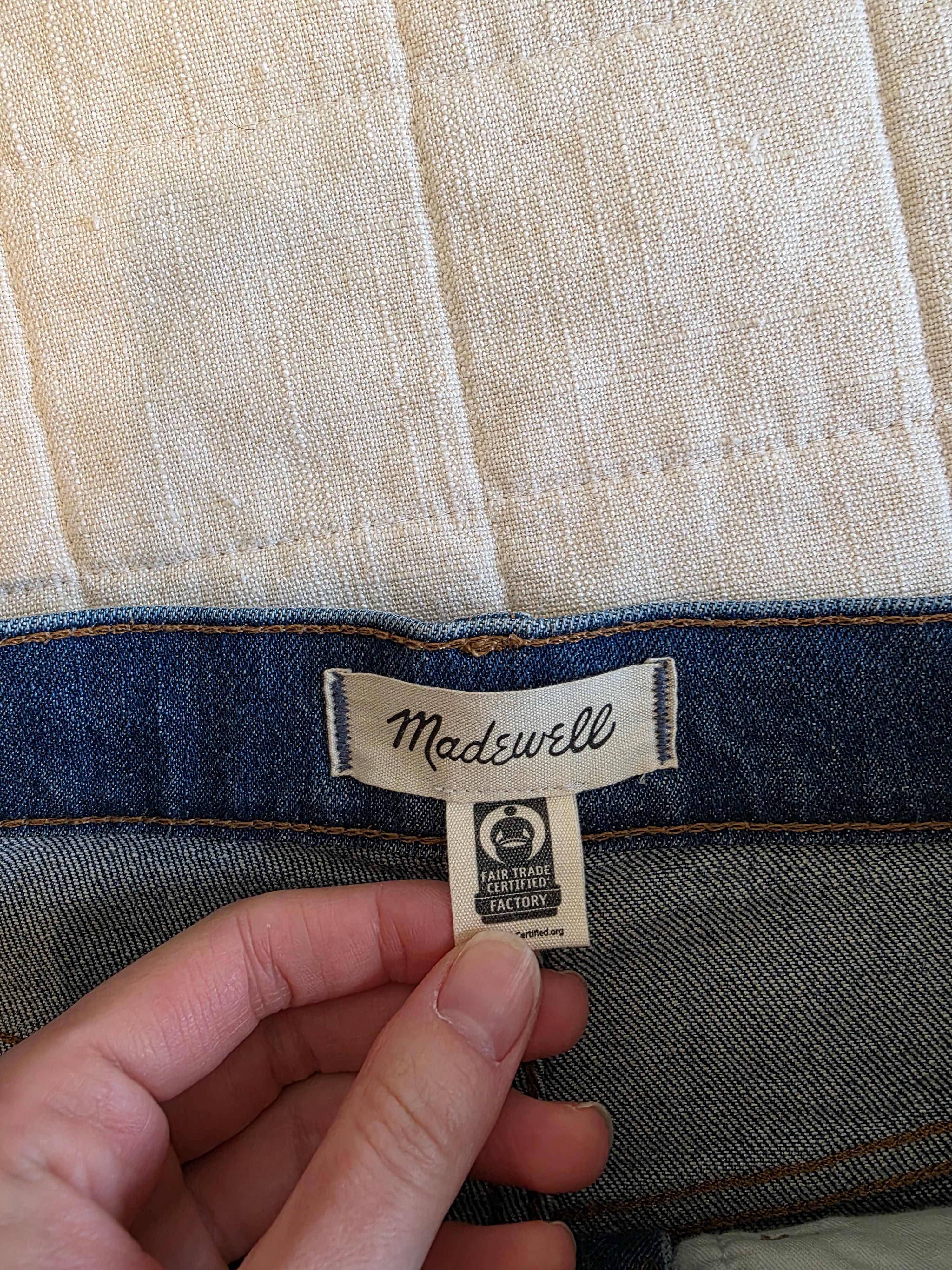 Madewell Mid Length Denim Shorts (26)