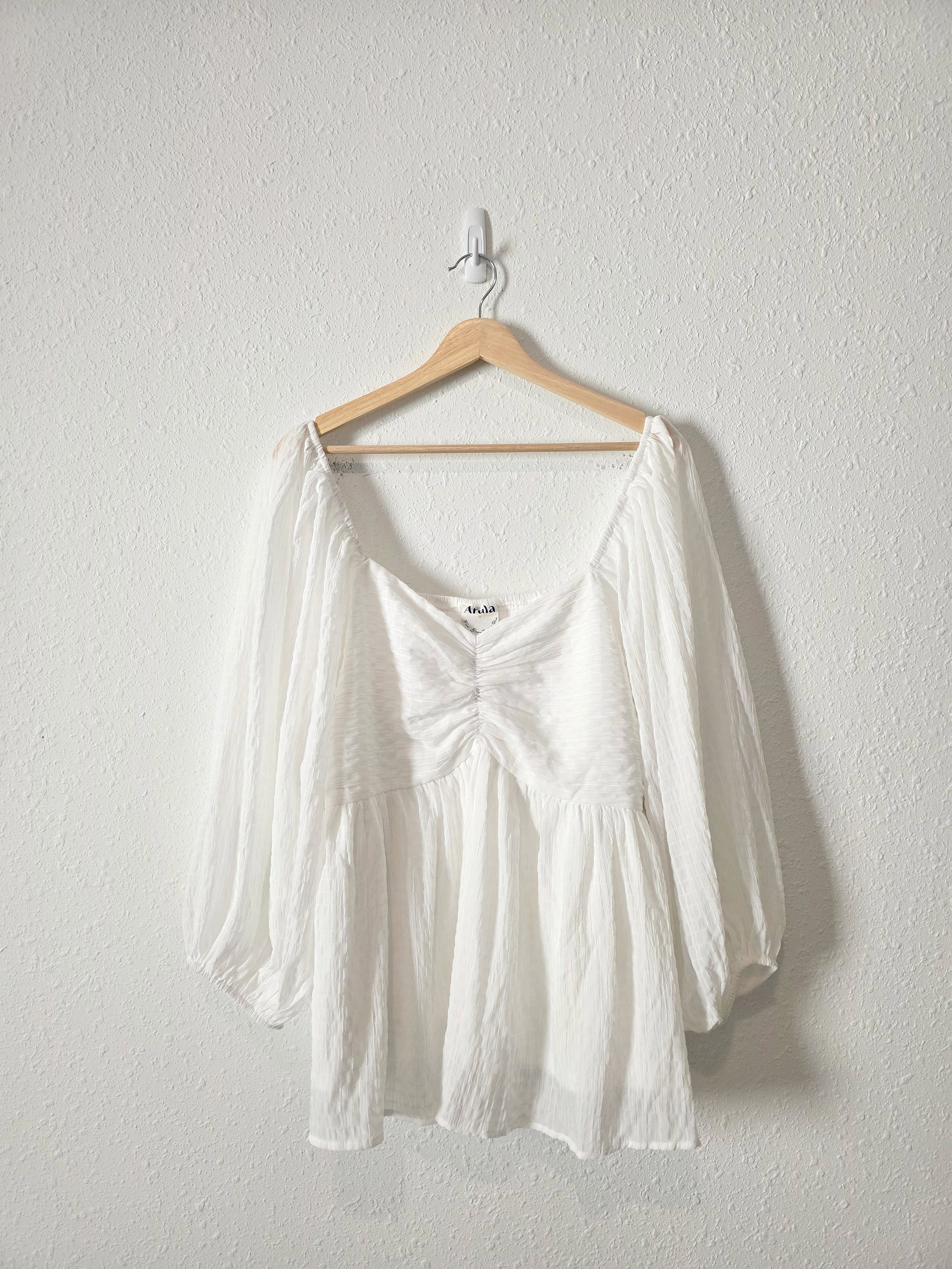 NEW Arula Puff Sleeve Top (2X)