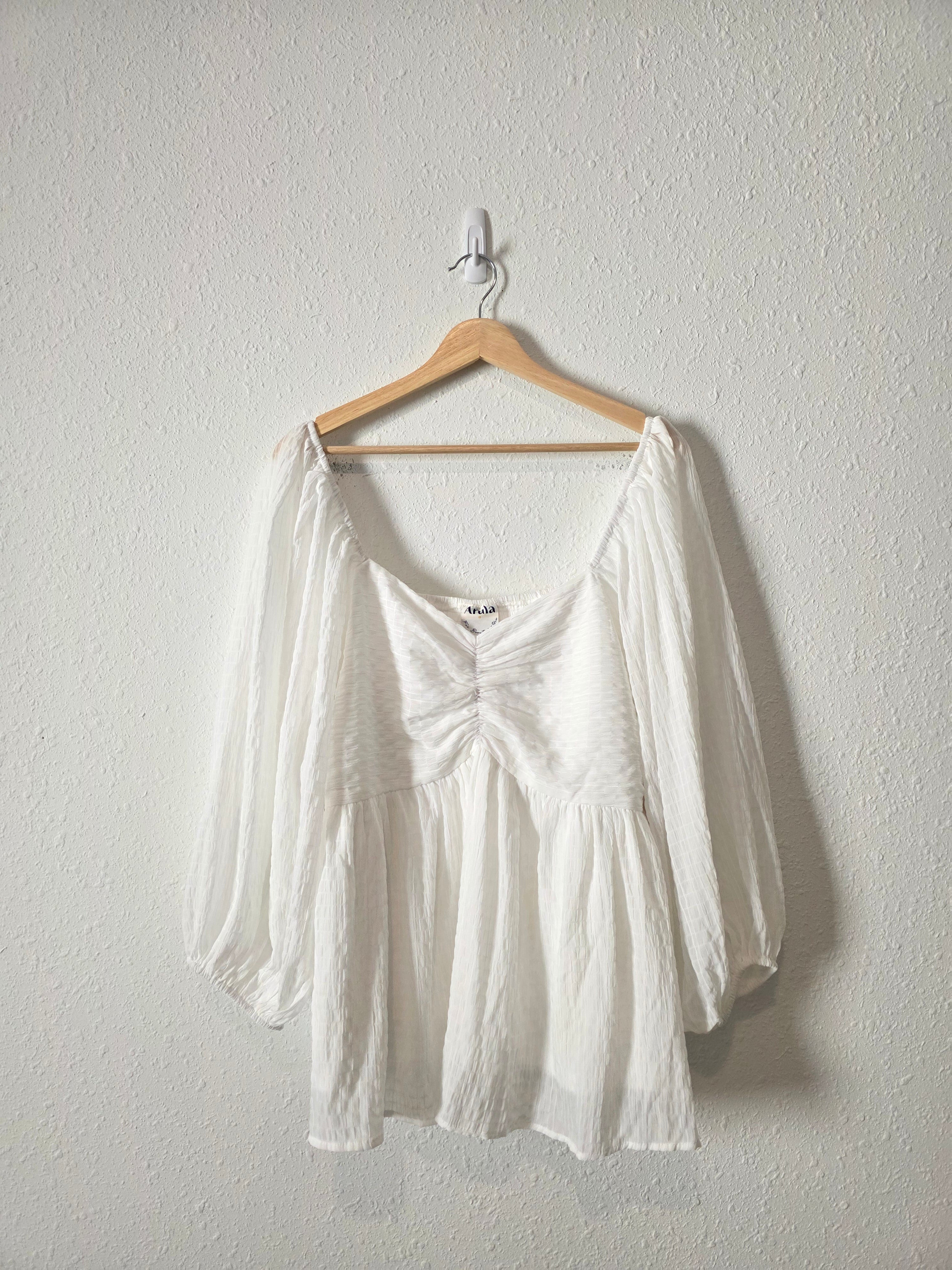 NEW Arula Puff Sleeve Top (2X)