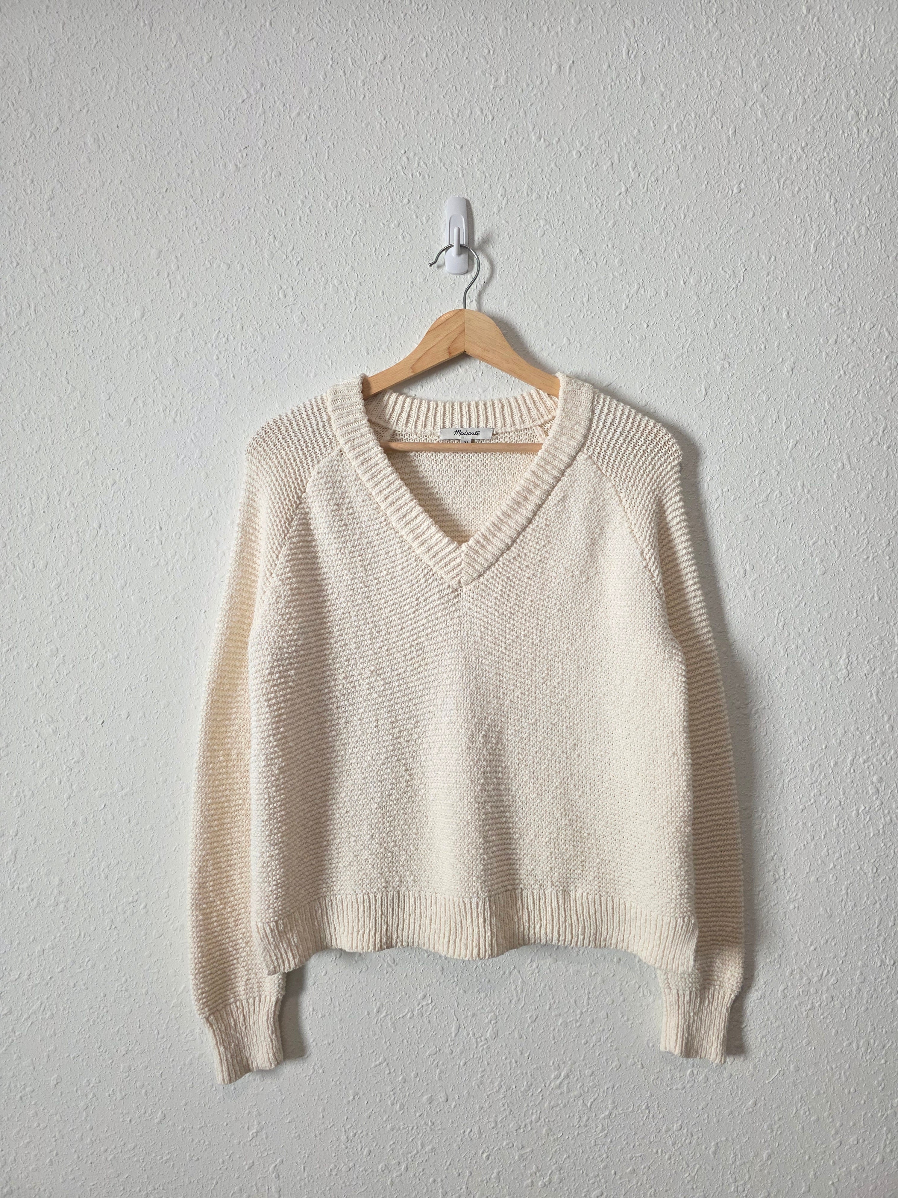 Madewell Textured Cotton Sweater (XS)