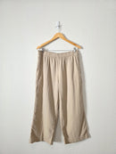 Muslin Wide Leg Pants (L)